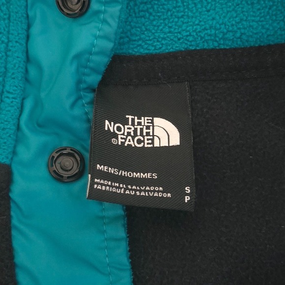 The North Face Pullover Men's Size Small TKA Glacier 1/4 Snap-Neck Fleece Green - Picture 4 of 10